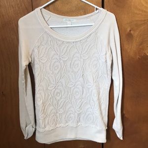 Floral, Lacey sweater